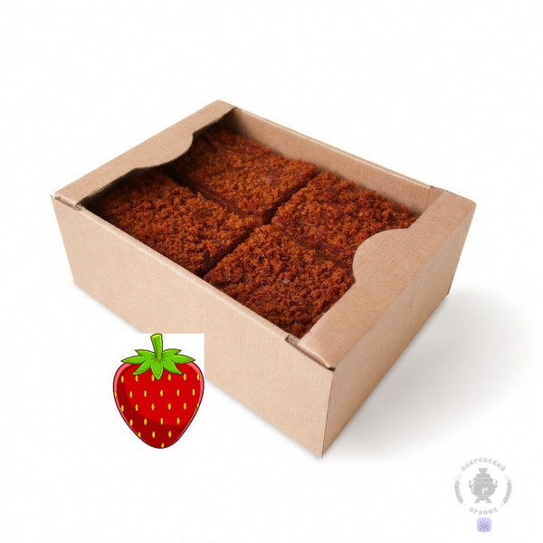 №3 Пряник 1кг с фруктовой начинкой Клубника в Прохладном
