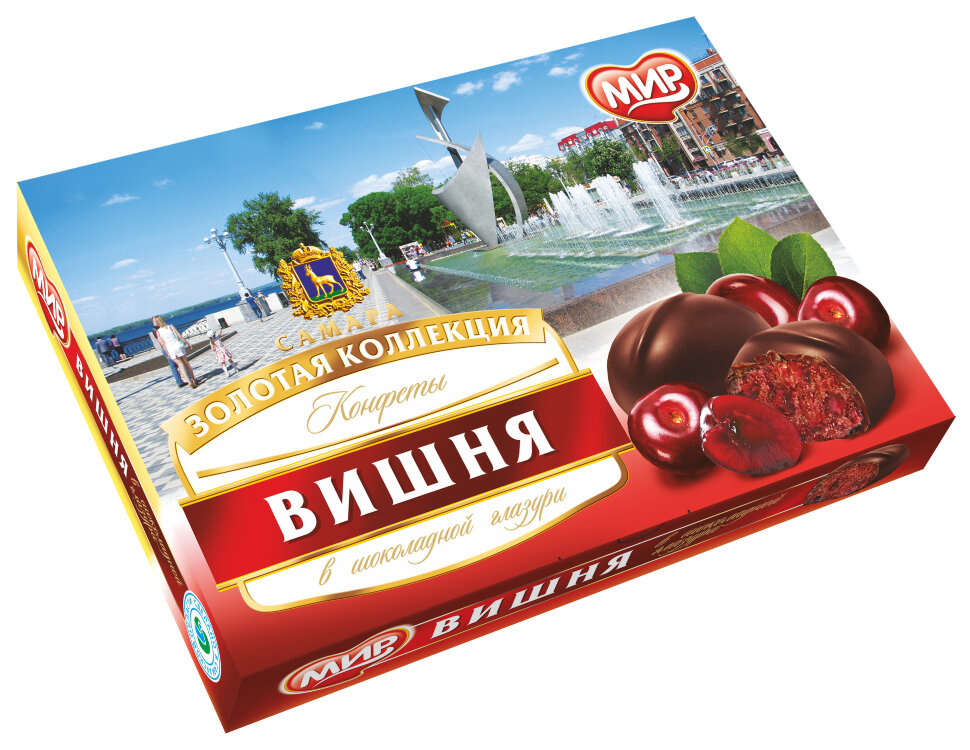  КФ МИР Вишня в шоколадной глазури 160г в Прохладном