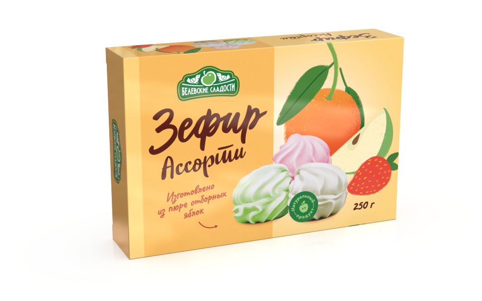  Зефир белевский "Ассорти" 250г в Прохладном
